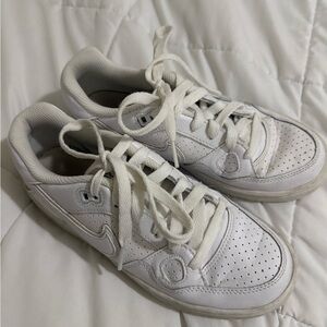 Nike White Low-Top Sneakers | Youth 4.5Y